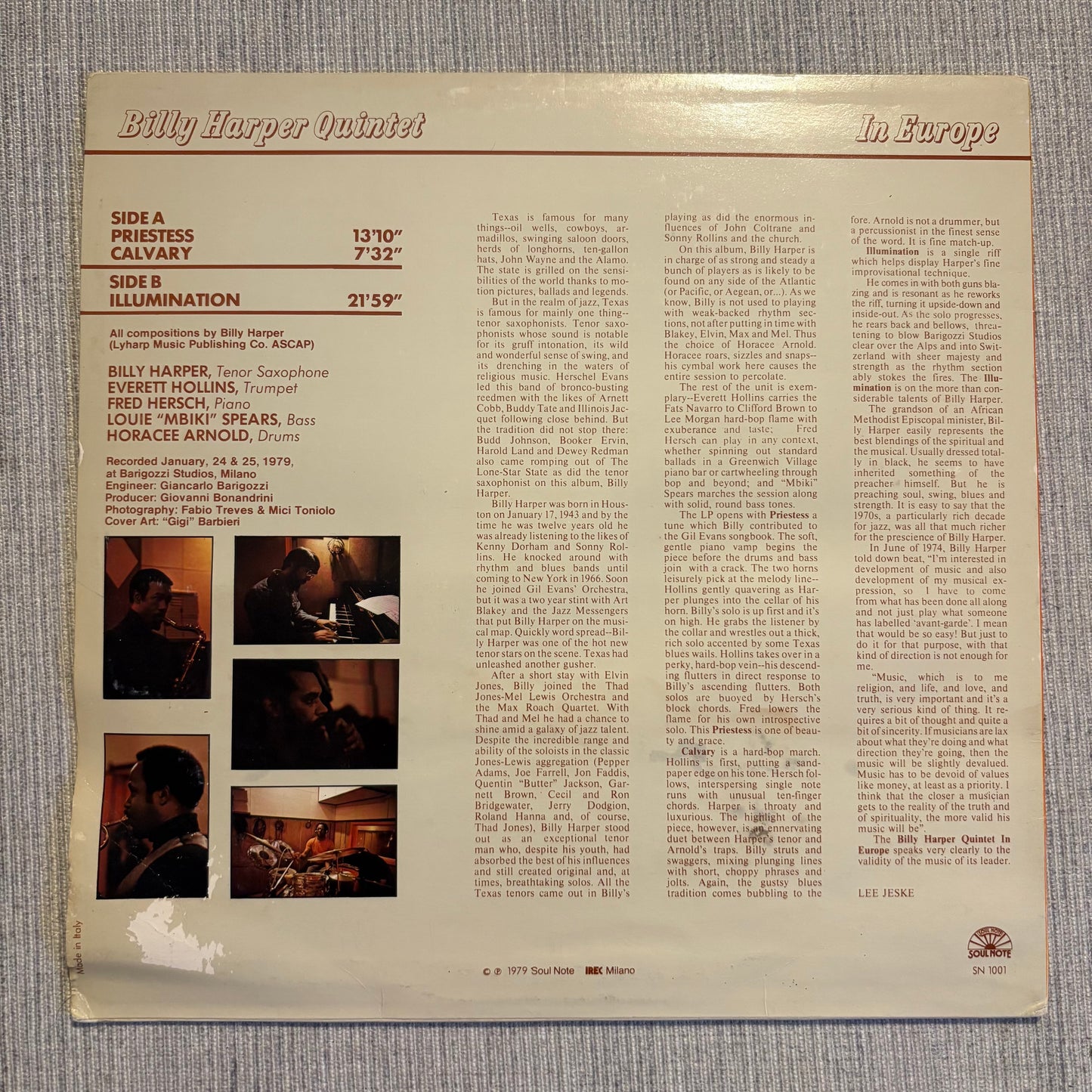 Billy Harper Quintet