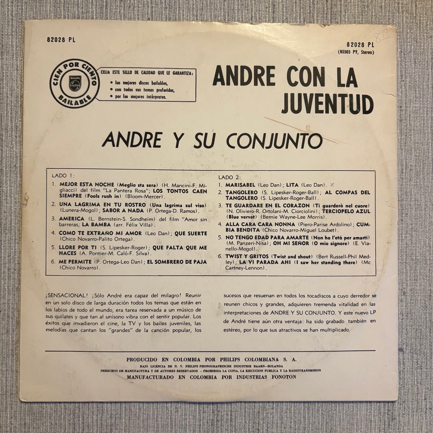 Andre y su Conjunto - Andre Con La Joventud