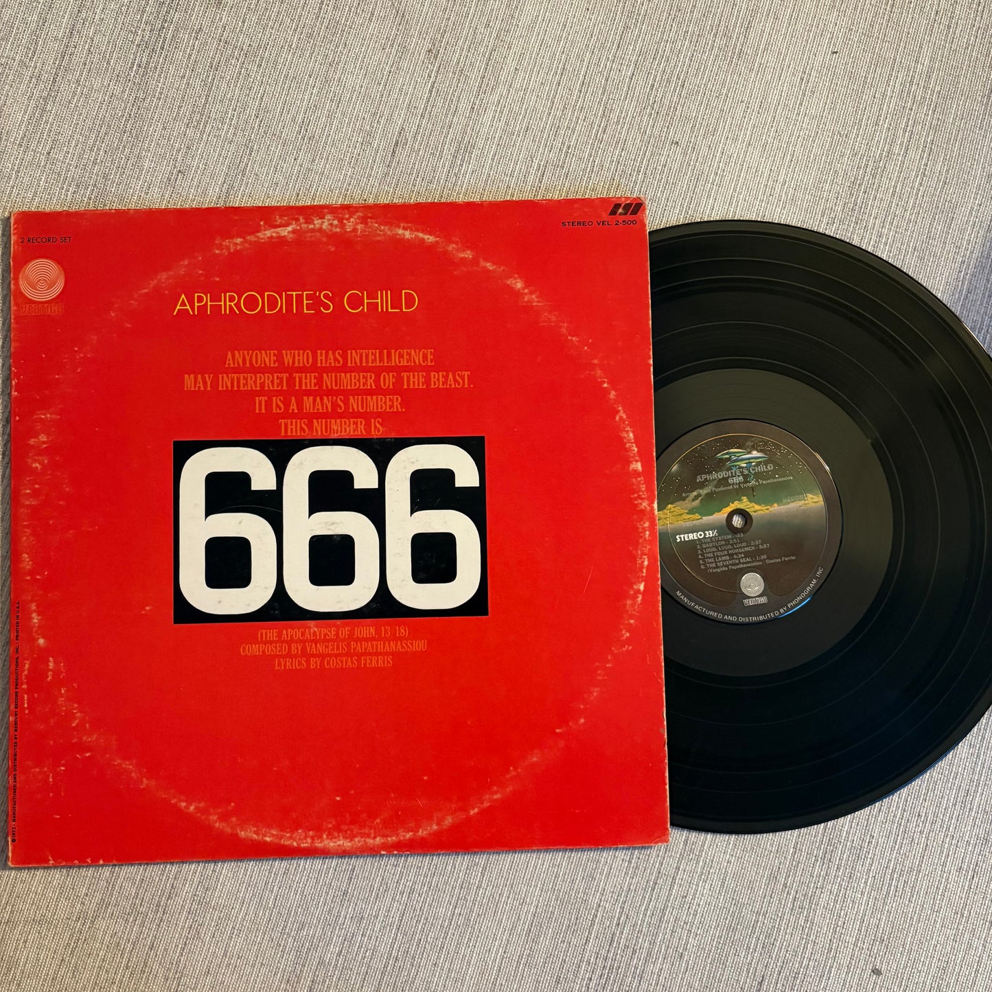 Aphrodites Child - 666 (1974 Reissue)