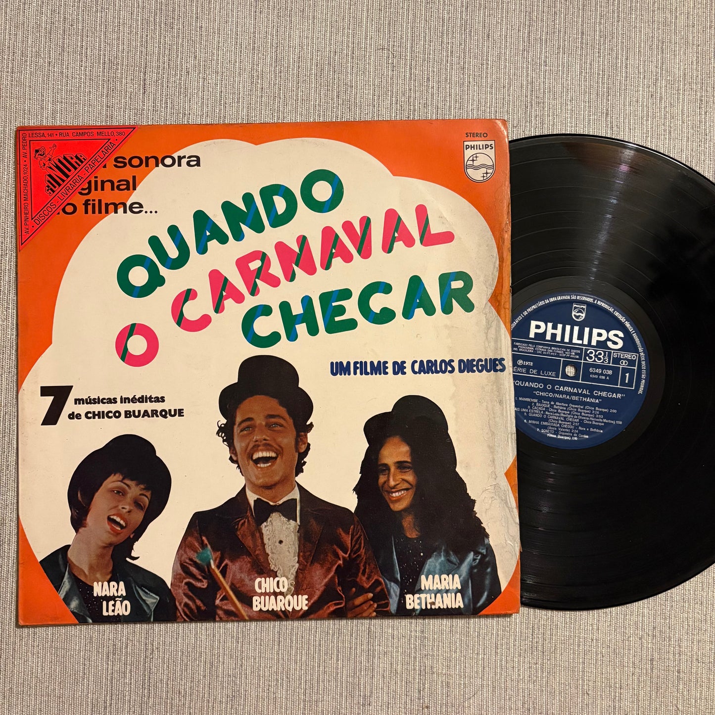 Chico Buarque / Maria Bethânia / Nara Leão – Quando O Carnaval Chegar (Trilha Original Do Filme)