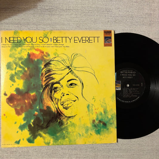 Betty Everett - I Need You So
