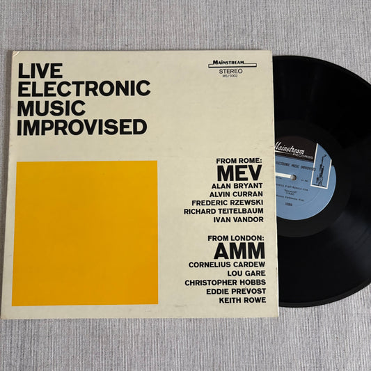MEV - Live Electronic Music Improvised