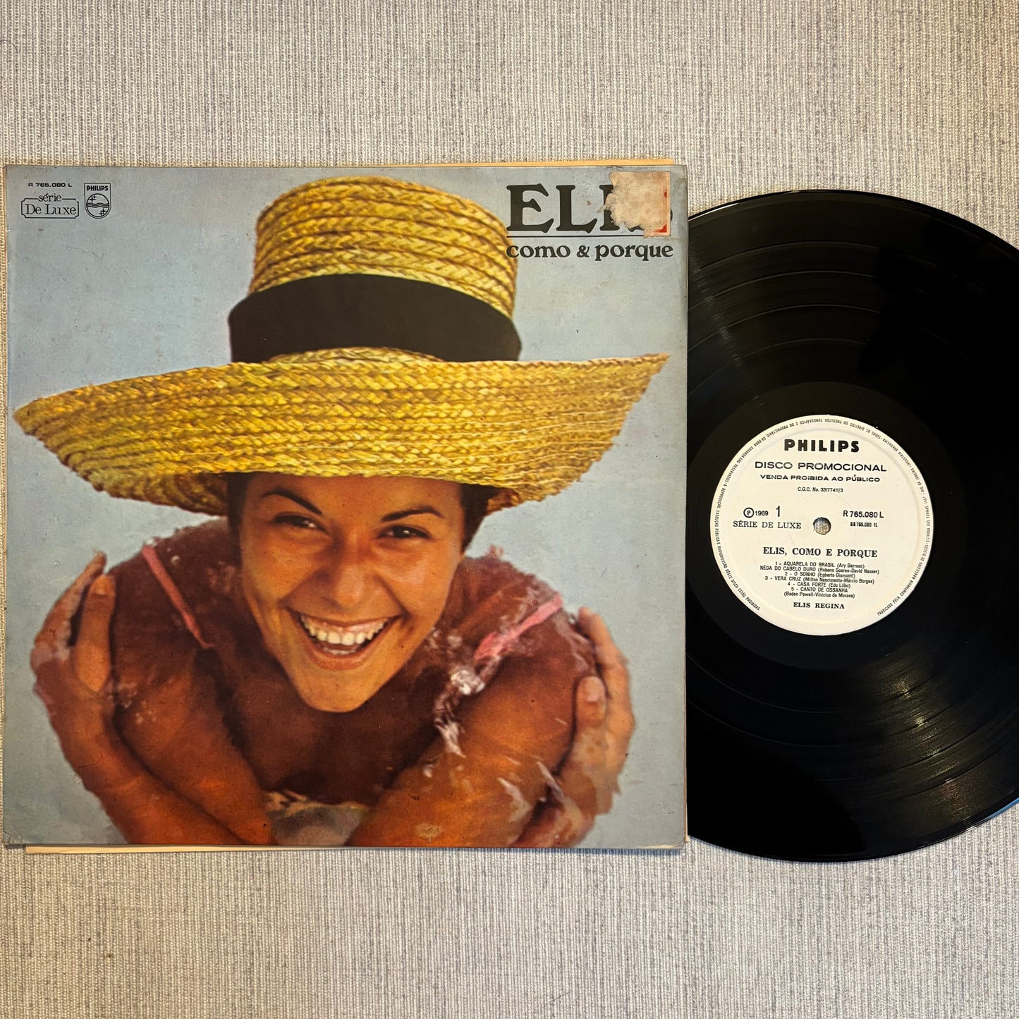 Elis Regina - Como & Porque (1969 WLP brazil press)