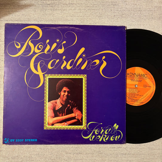 Boris Gardiner - For All We Know (Jamaican Press)