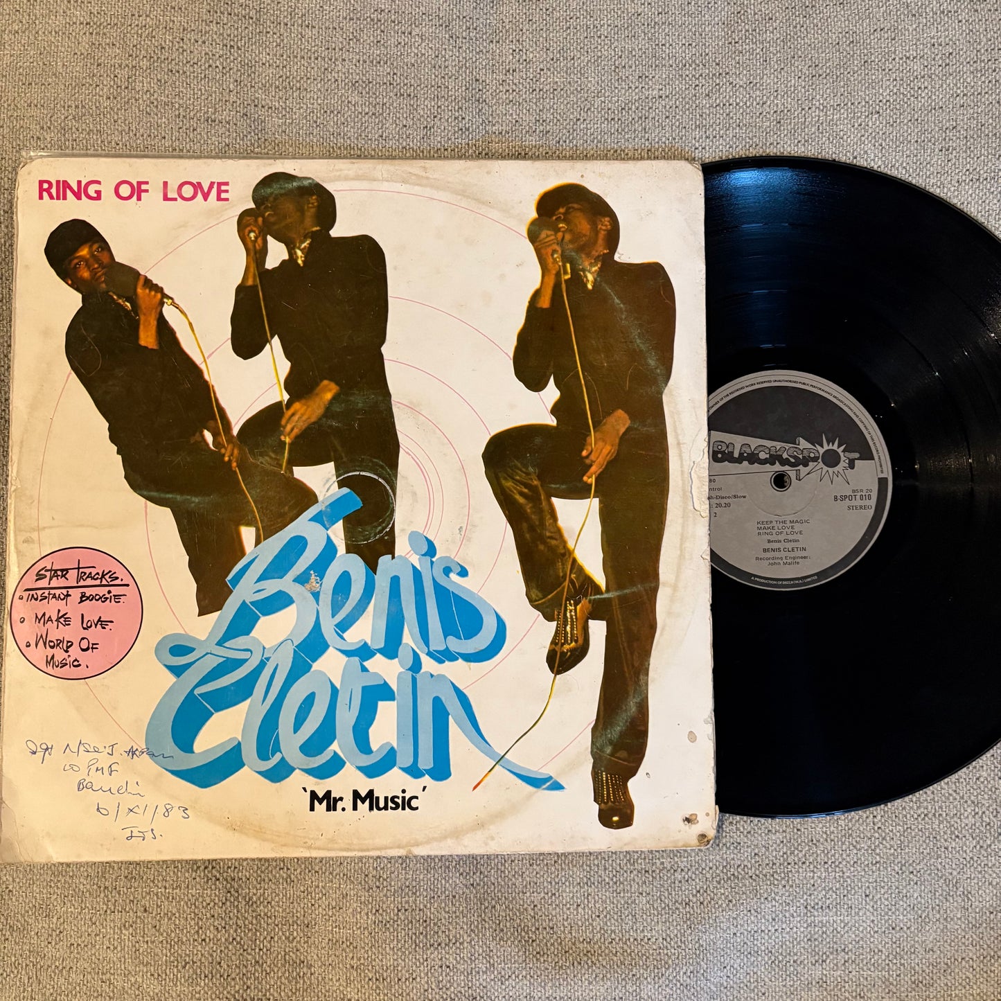 Benis Cletin - Mr. Music (1980 Nigeria Press)