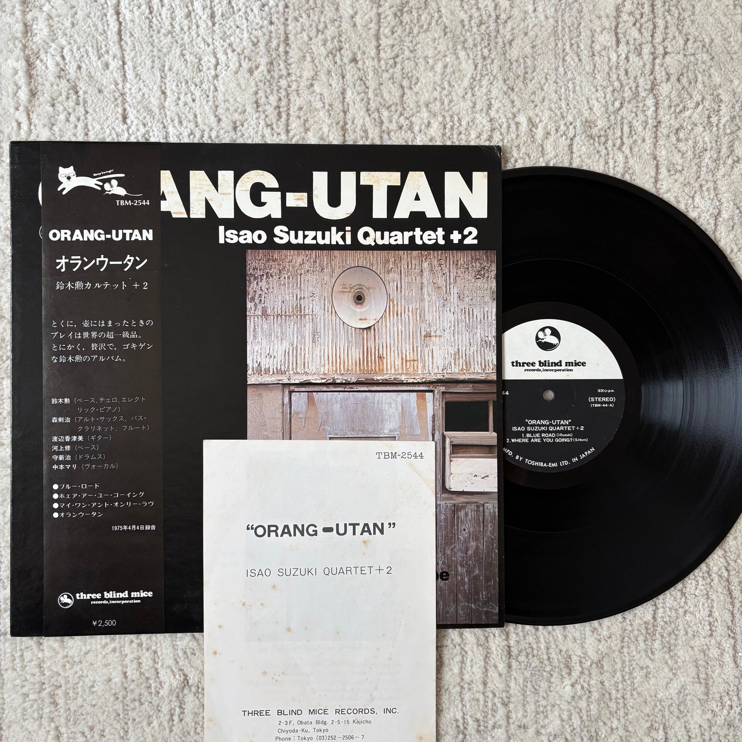 Isao Suzuki Quartet + 2 – Orang-Utan