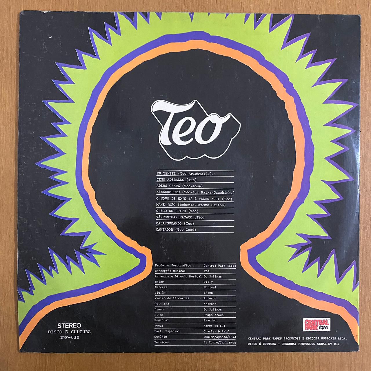 Teo Azevedo - Grito Selvagem (1974 Brazil Press)